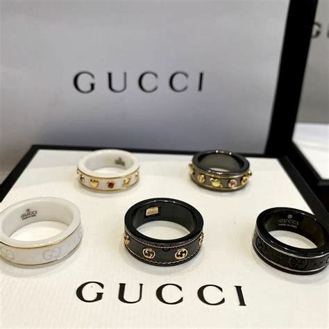 gucci icon ring with stars|Gucci watch multi colored ring.